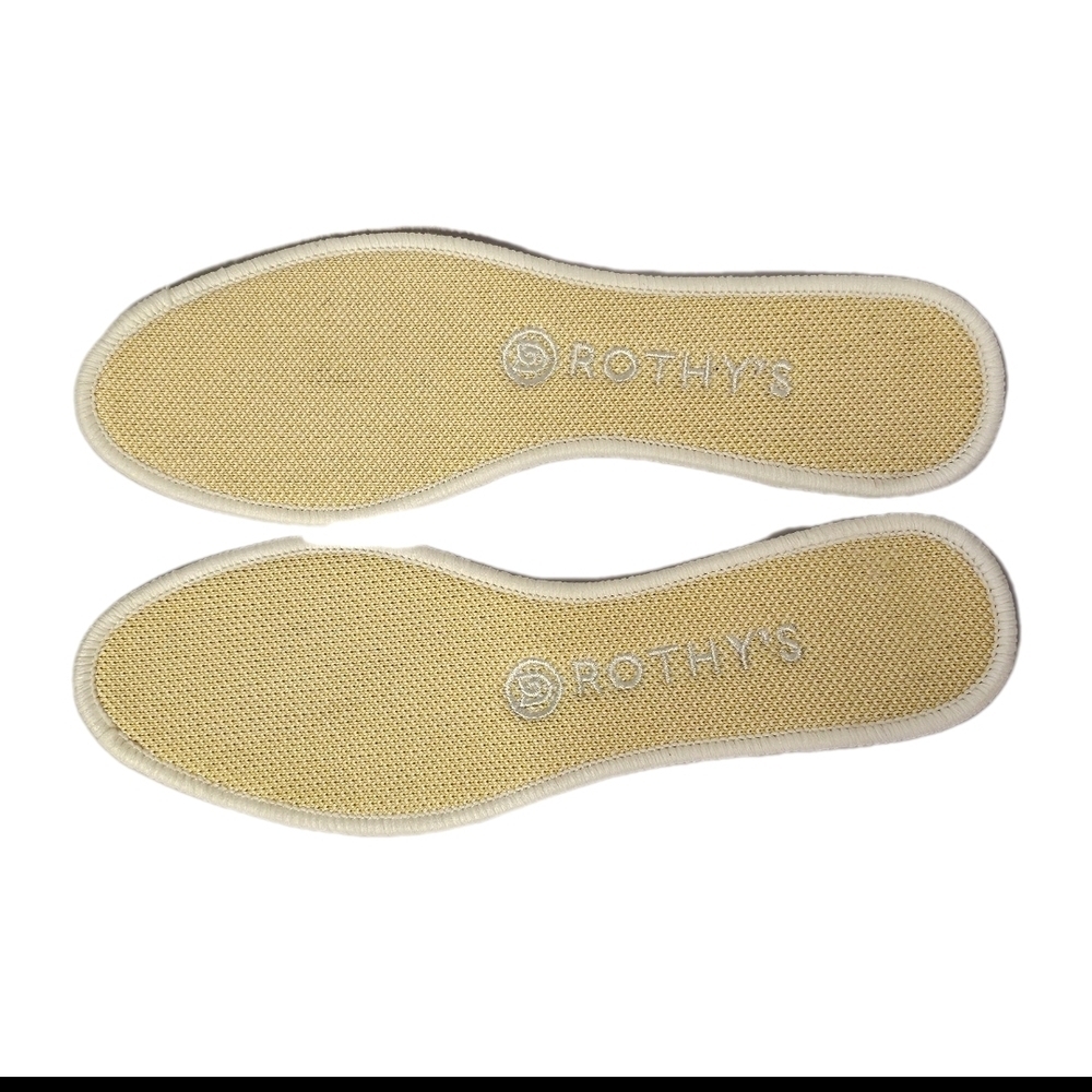 Rothy's Women's 8 Yellow Round Toe Slip On Knit Washable Ballet Flat Comfy Shoes - Picture 7 of 8